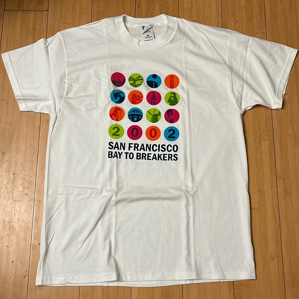 2002 Bay to Breakers T-Shirt NEW XL